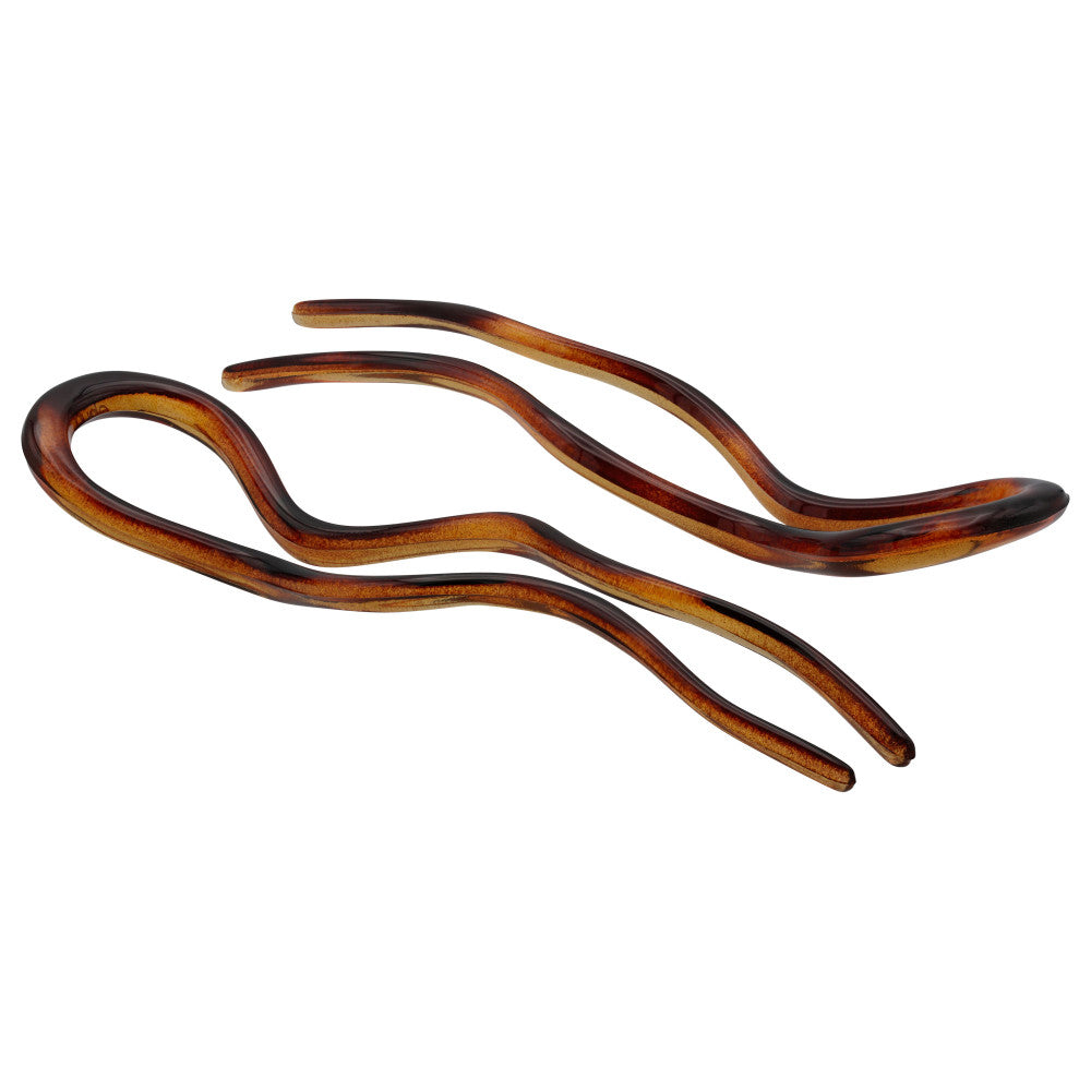 Wavy 13cm French Chignon Pins