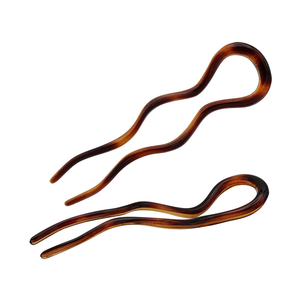 Wavy 13cm French Chignon Pins