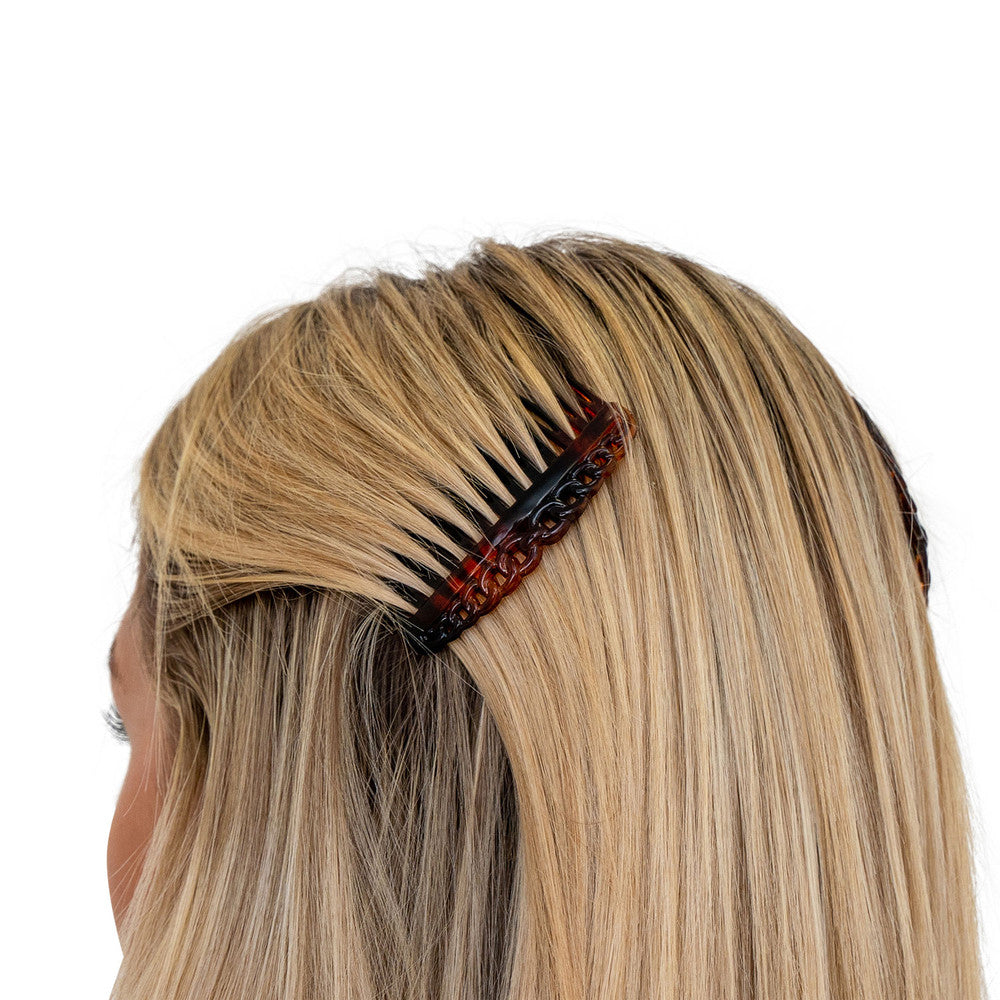 French Chain Side Hair Combs 7cm