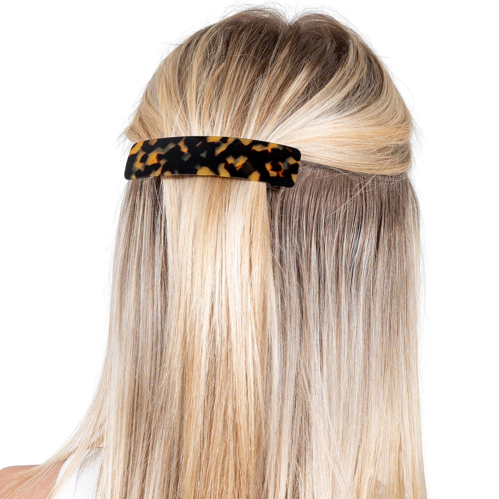 10cm Long Flat French Barrette - Ebuni Handmade