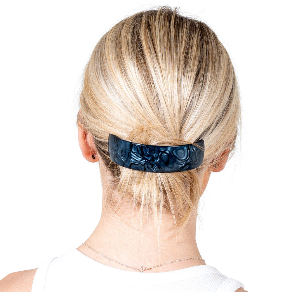 10cm Curved Barrette - Ebuni Handmade