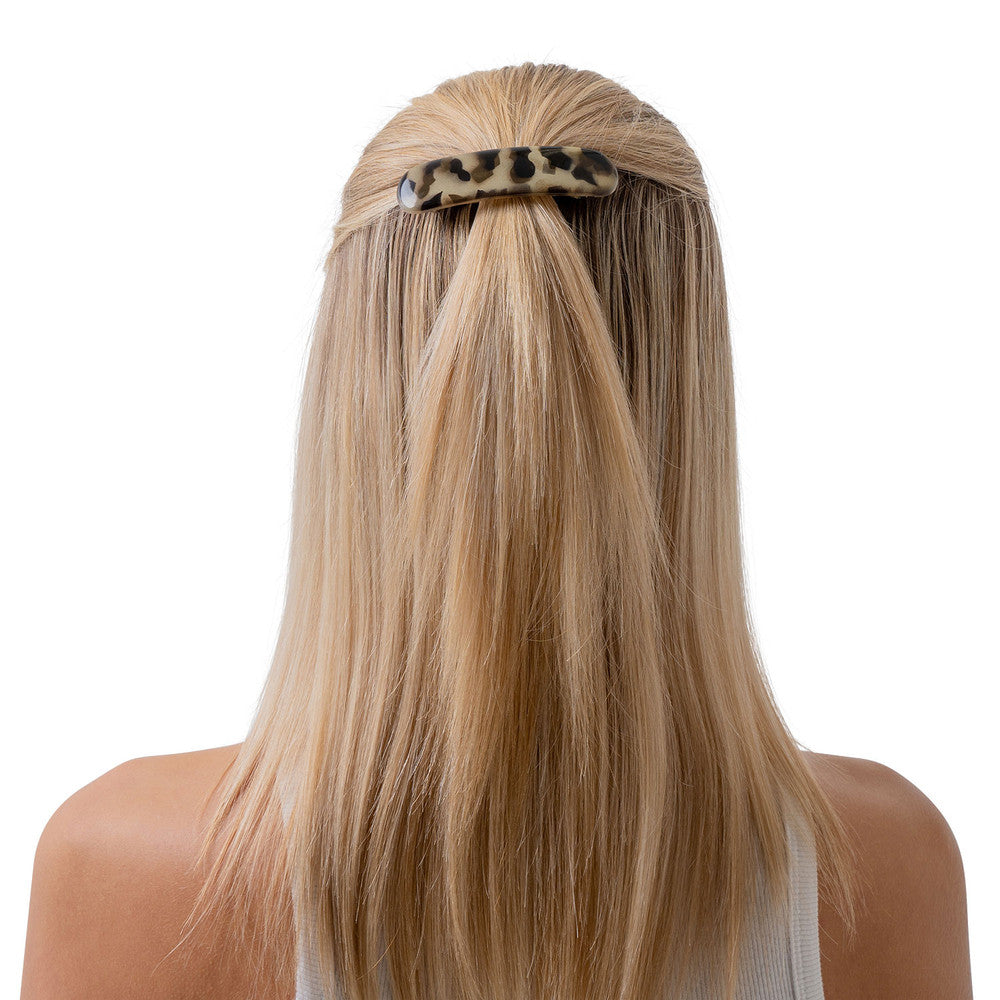 9cm Lucita Hair Barrette