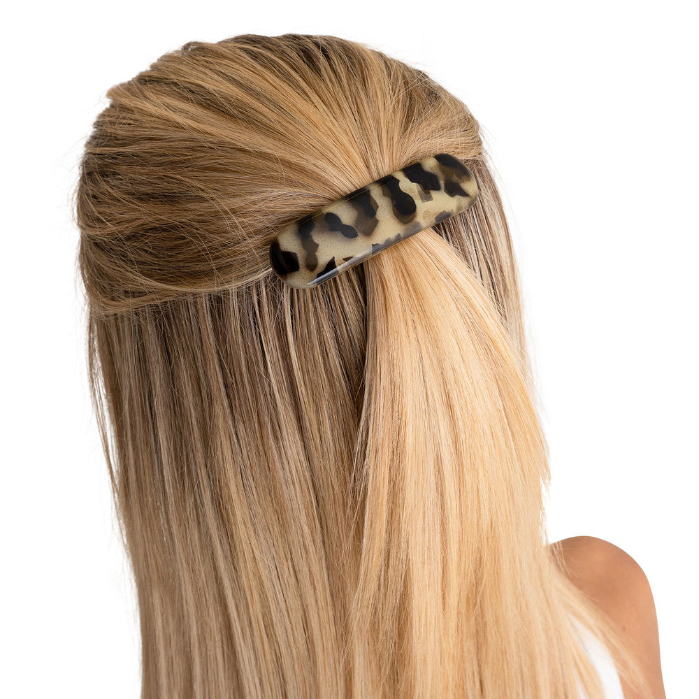 9cm Lucita Hair Barrette