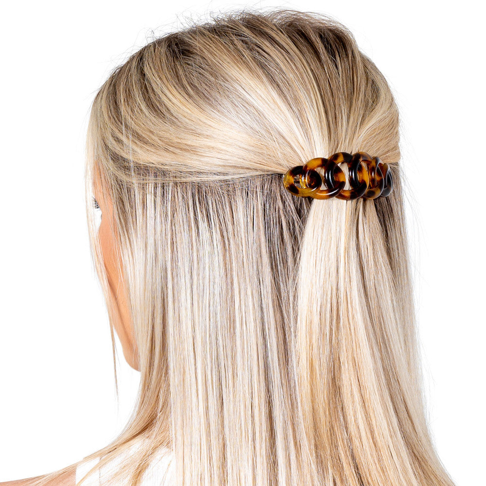 9cm French Rings Barrette