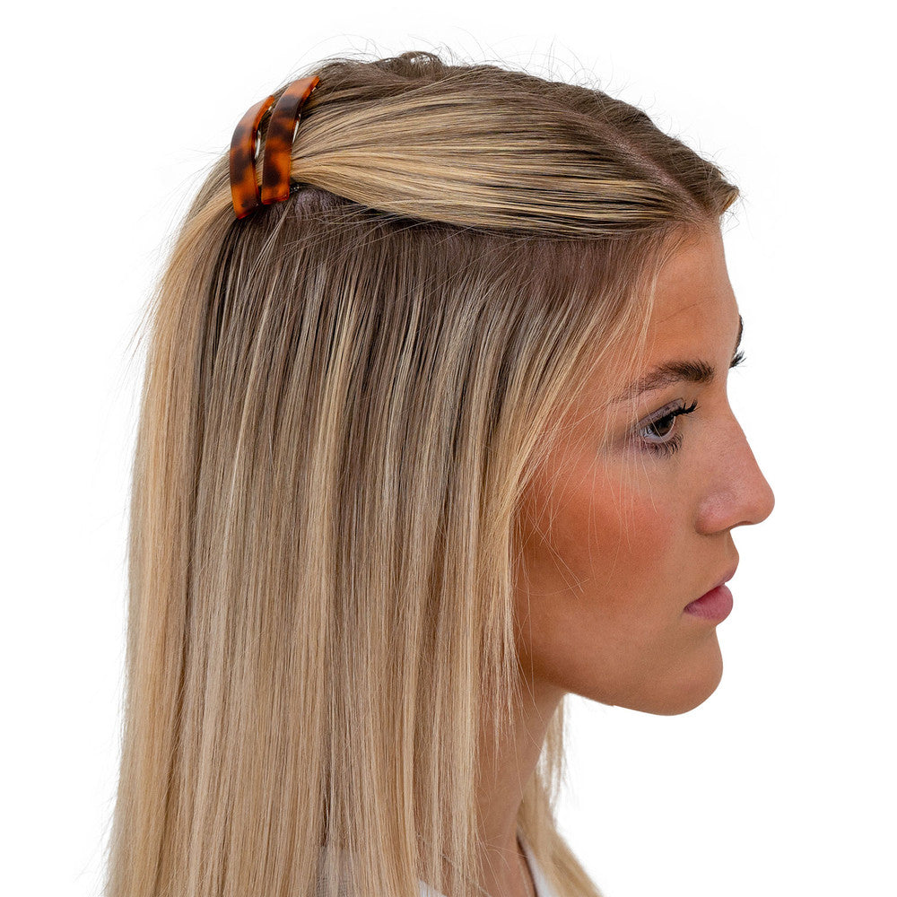 7.5cm Rectangle Hair Barrette Clips - Ebuni Handmade