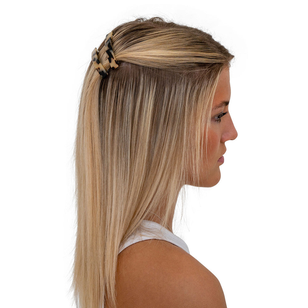 7.5cm Rectangle Hair Barrette Clips - Ebuni Handmade