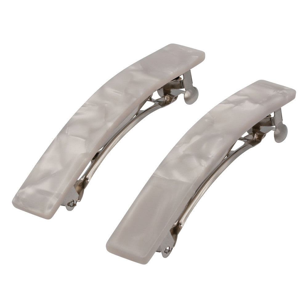 7.5cm Rectangle Hair Barrette Clips - Ebuni Handmade