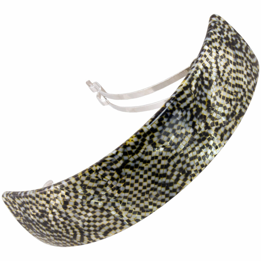 10cm Curved Barrette - Ebuni Handmade