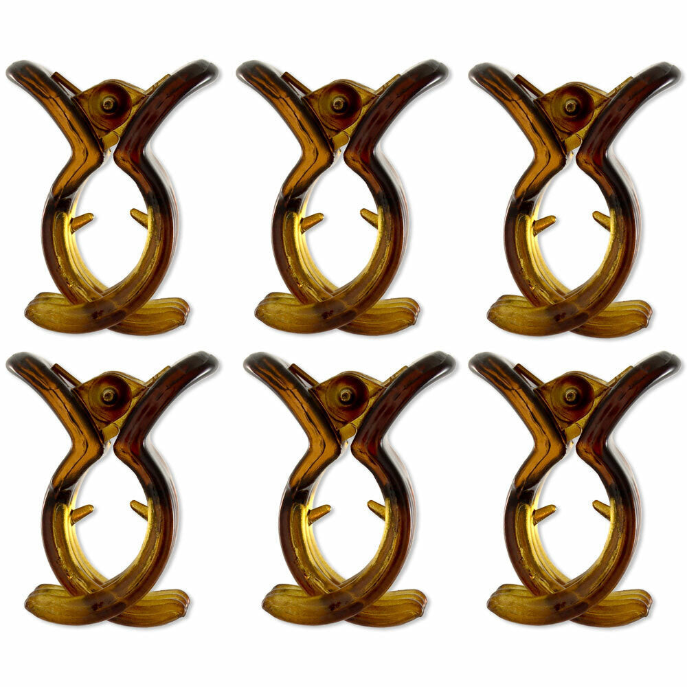 6 French Mini Hair Claws