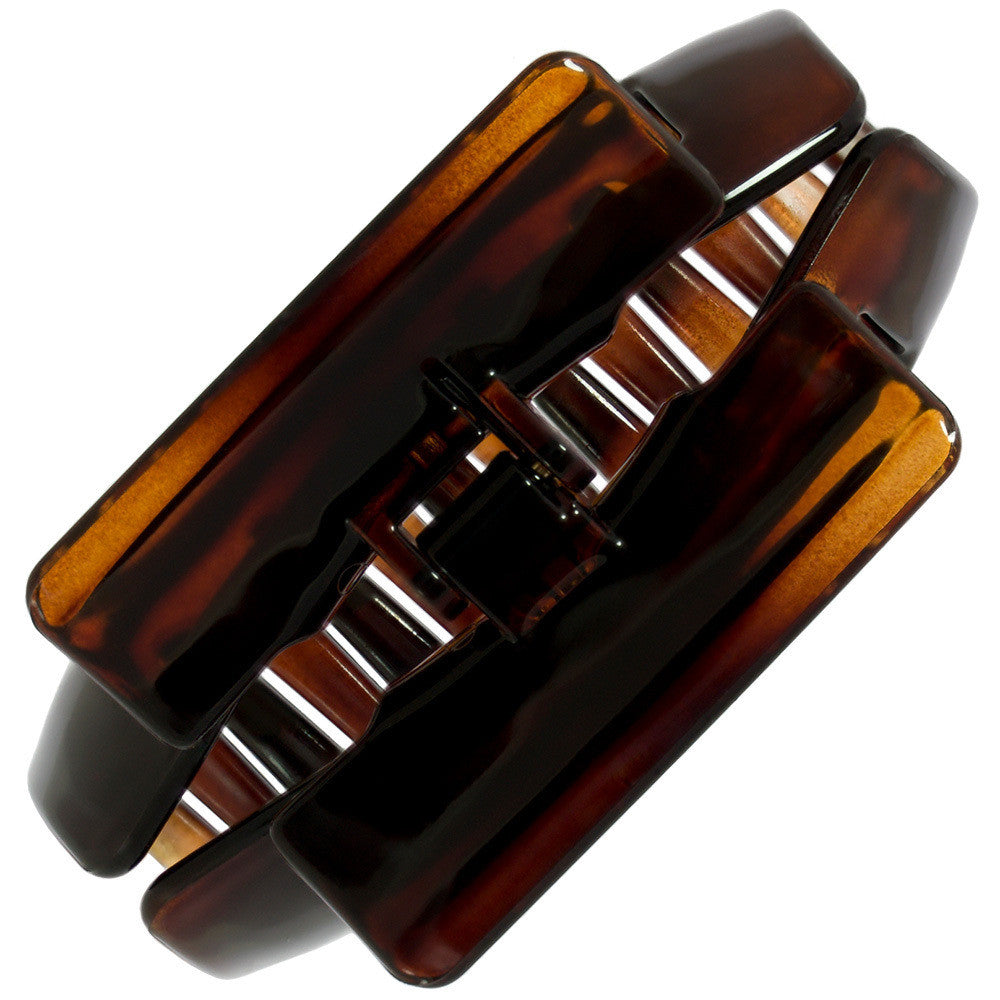 Hair Claw 9cm Medium Curved Rectangle