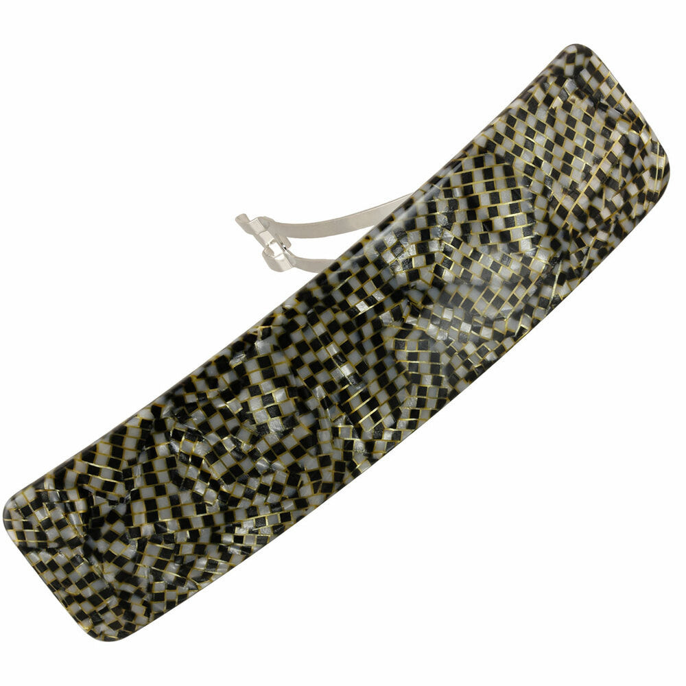 10cm Long Flat French Barrette - Ebuni Handmade