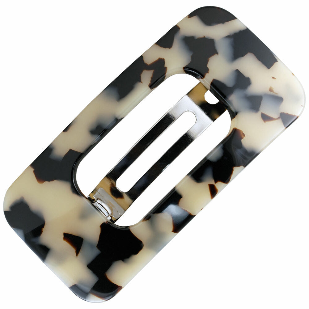 Handmade 8cm French Open Rectangle Barrette