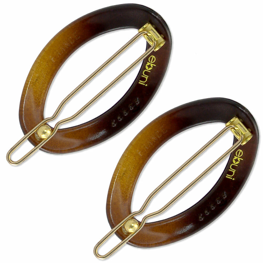 Small French Oval Hair Clips (Pair)