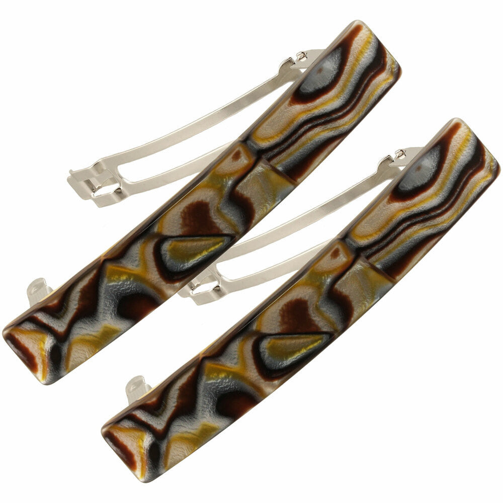 Small Rectangle Barrette Clips