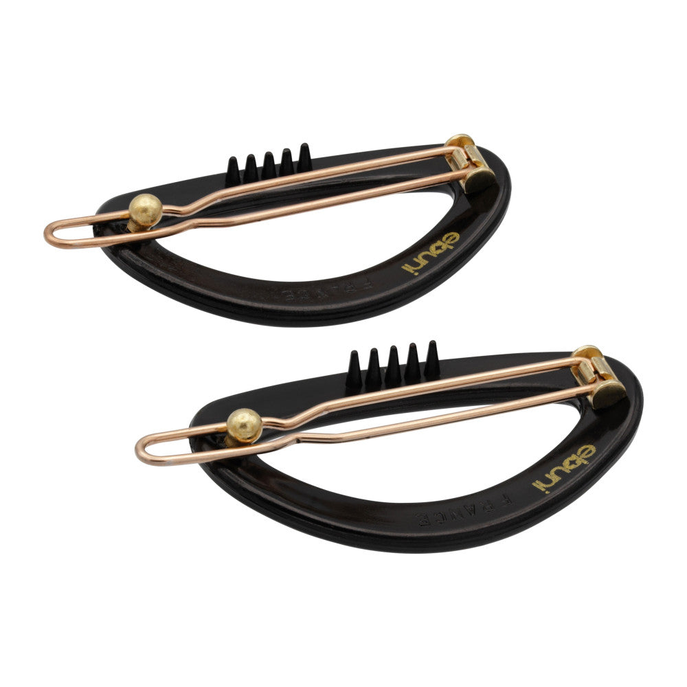 Small French Oval Hair Clips (Pair)