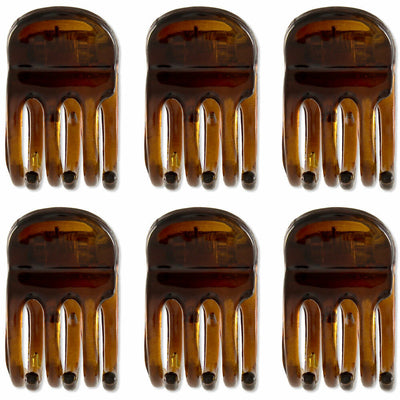 6 French Mini Hair Claws