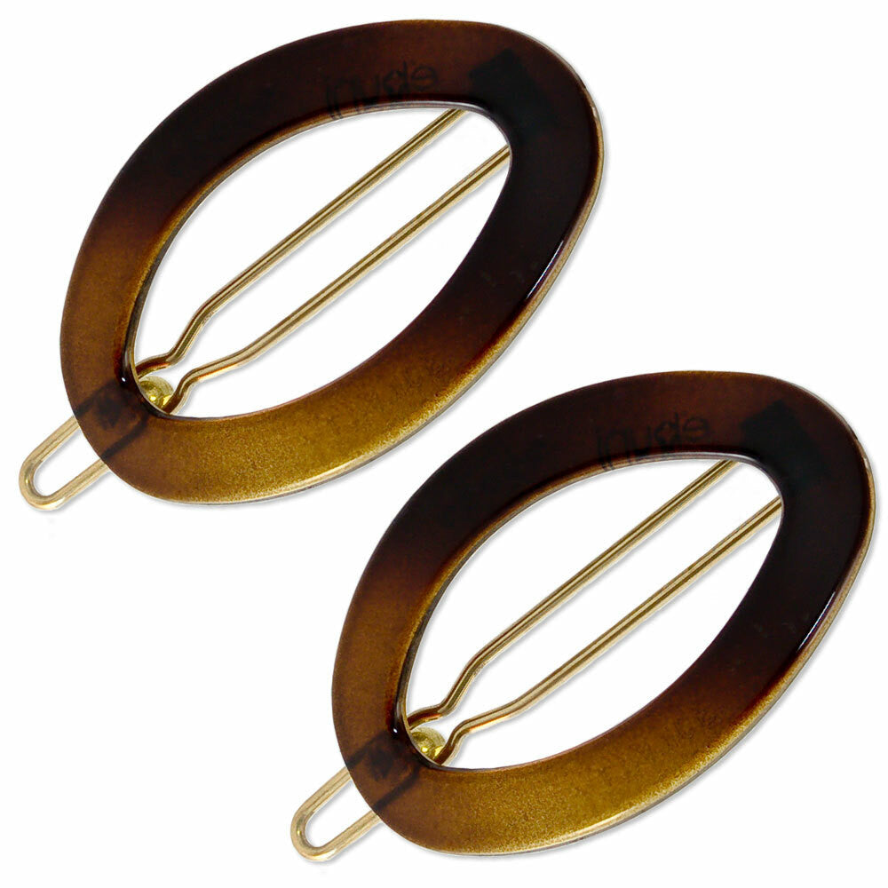 Small French Oval Hair Clips (Pair)