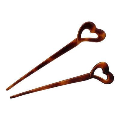 Love Heart 15cm French Hair Sticks